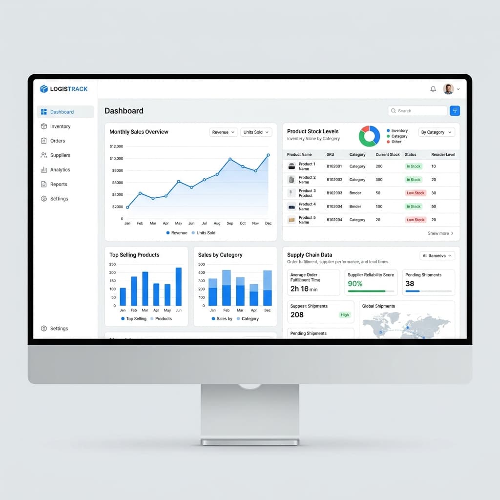 ZantaSoft Inventory Dashboard